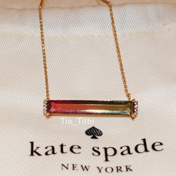 kate spade Jewelry - Kate Spade Bar Necklace 🎉Host Pick🎉